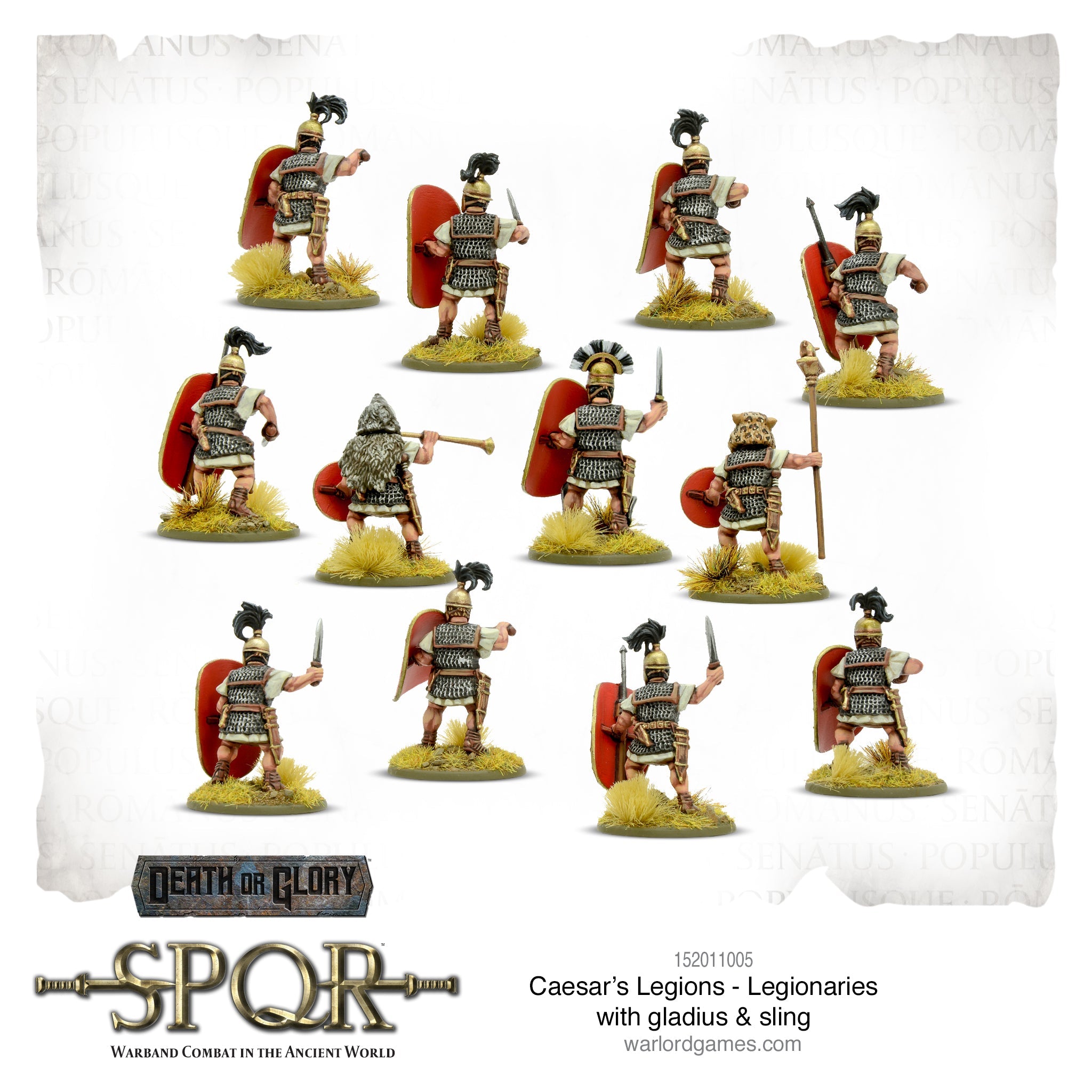 SPQR: Caesar's Legions - Legionaries with gladius & sling