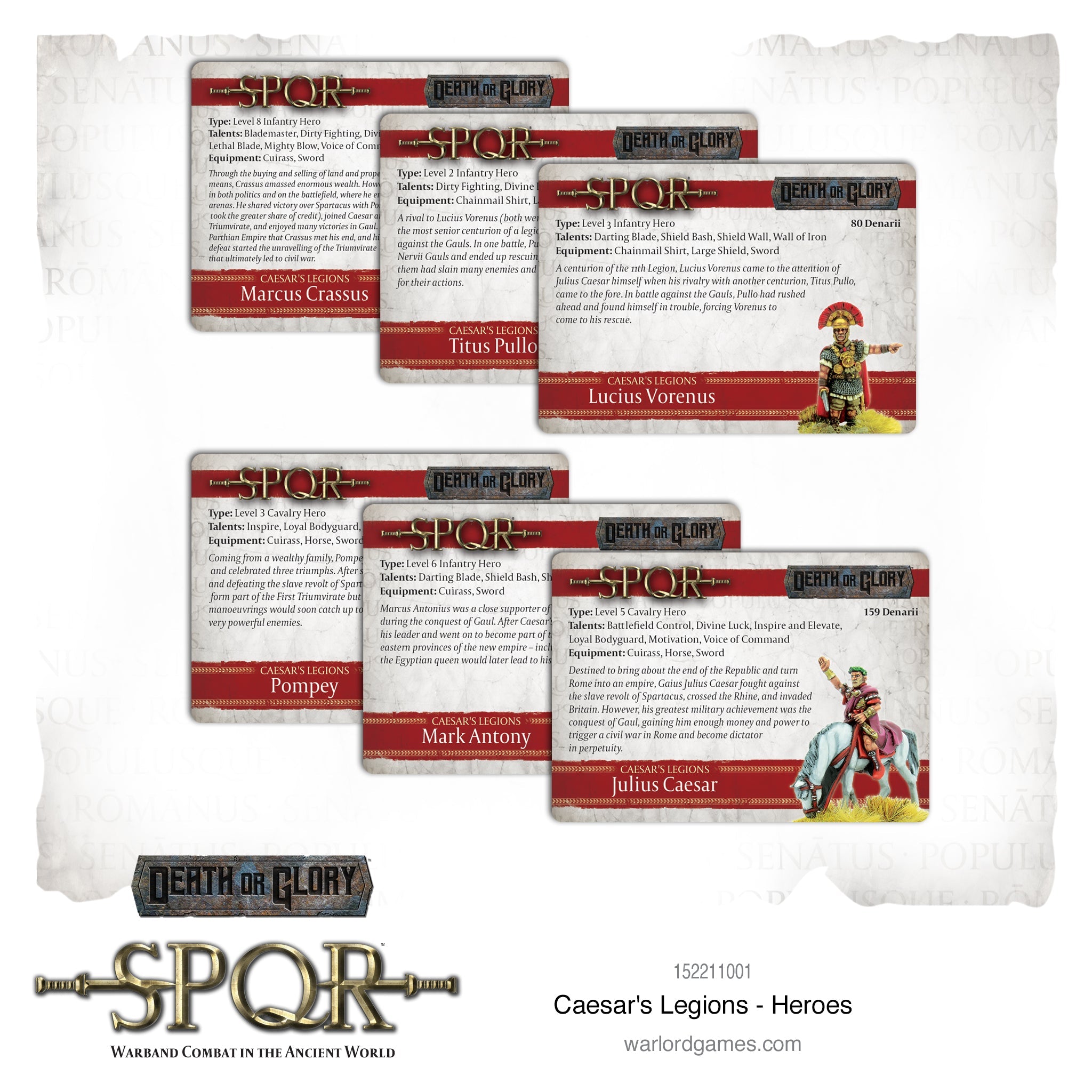 SPQR: Caesar's Legions - Heroes