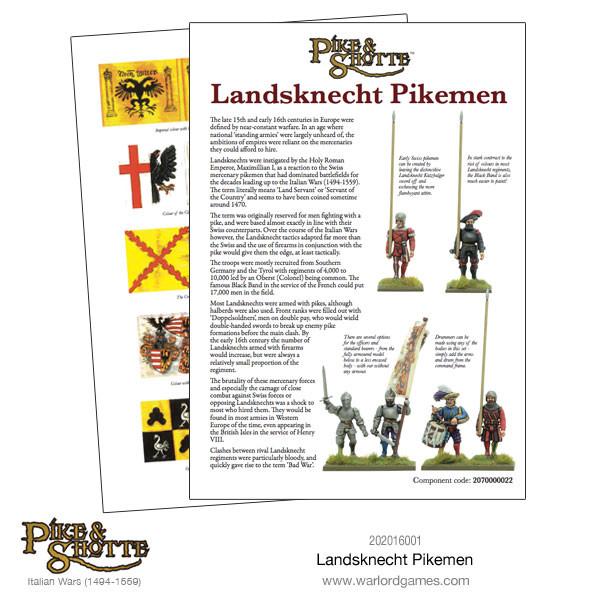 Landsknechts Pikemen