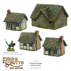 Pike & Shotte Epic Battles - Thatched Hamlet scenery pack