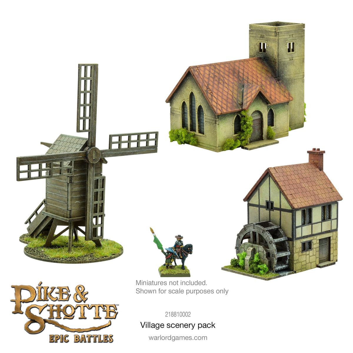 Pike & Shotte Epic Battles - Village scenery pack