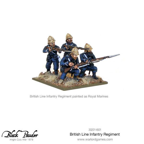 Anglo-Zulu War: British Line Infantry Regiment