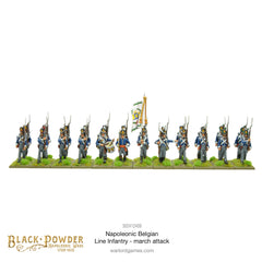 Napoleonic Belgian Line Infantry (march attack)