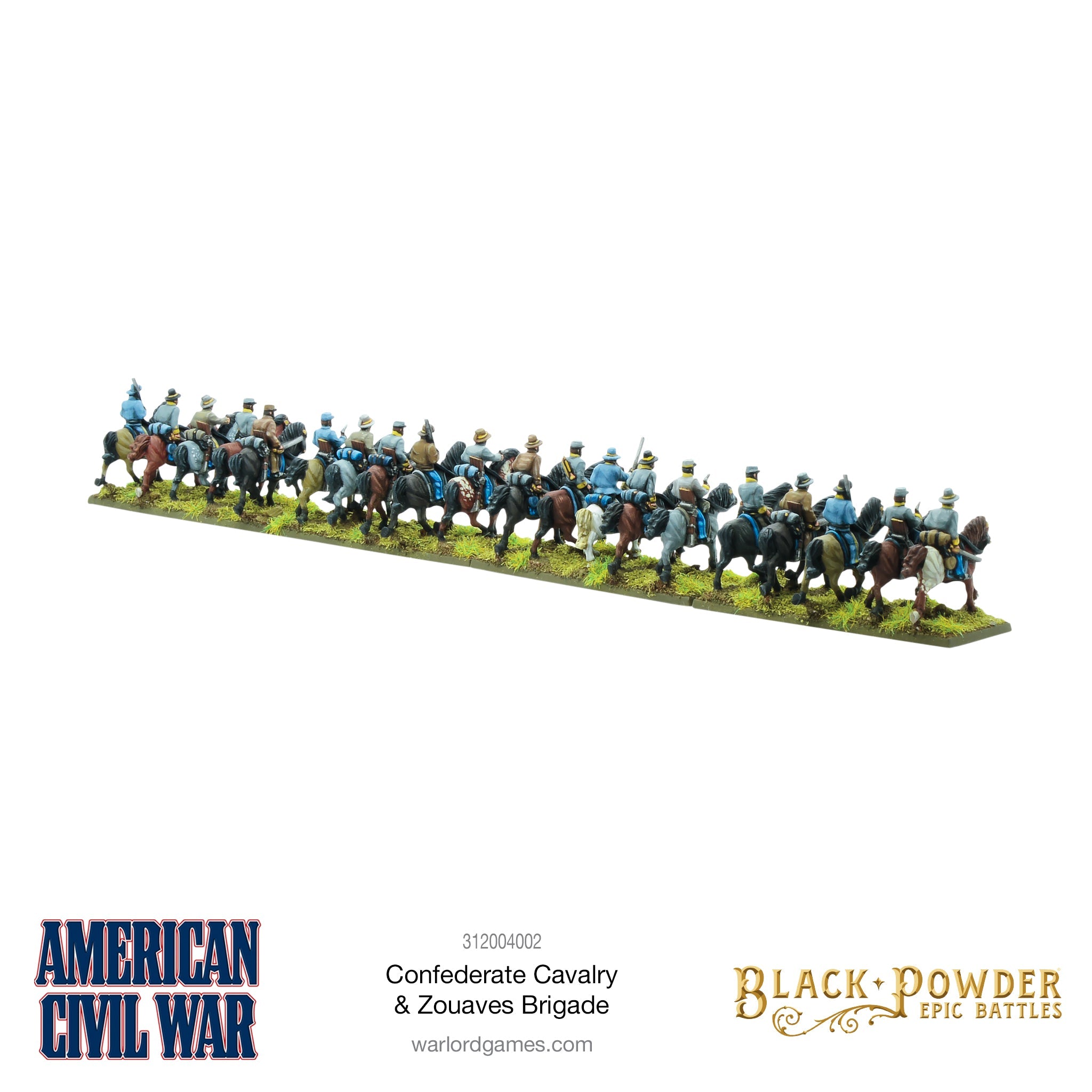 Black Powder Epic Battles - American Civil War Confederate Cavalry & Zouaves Brigade