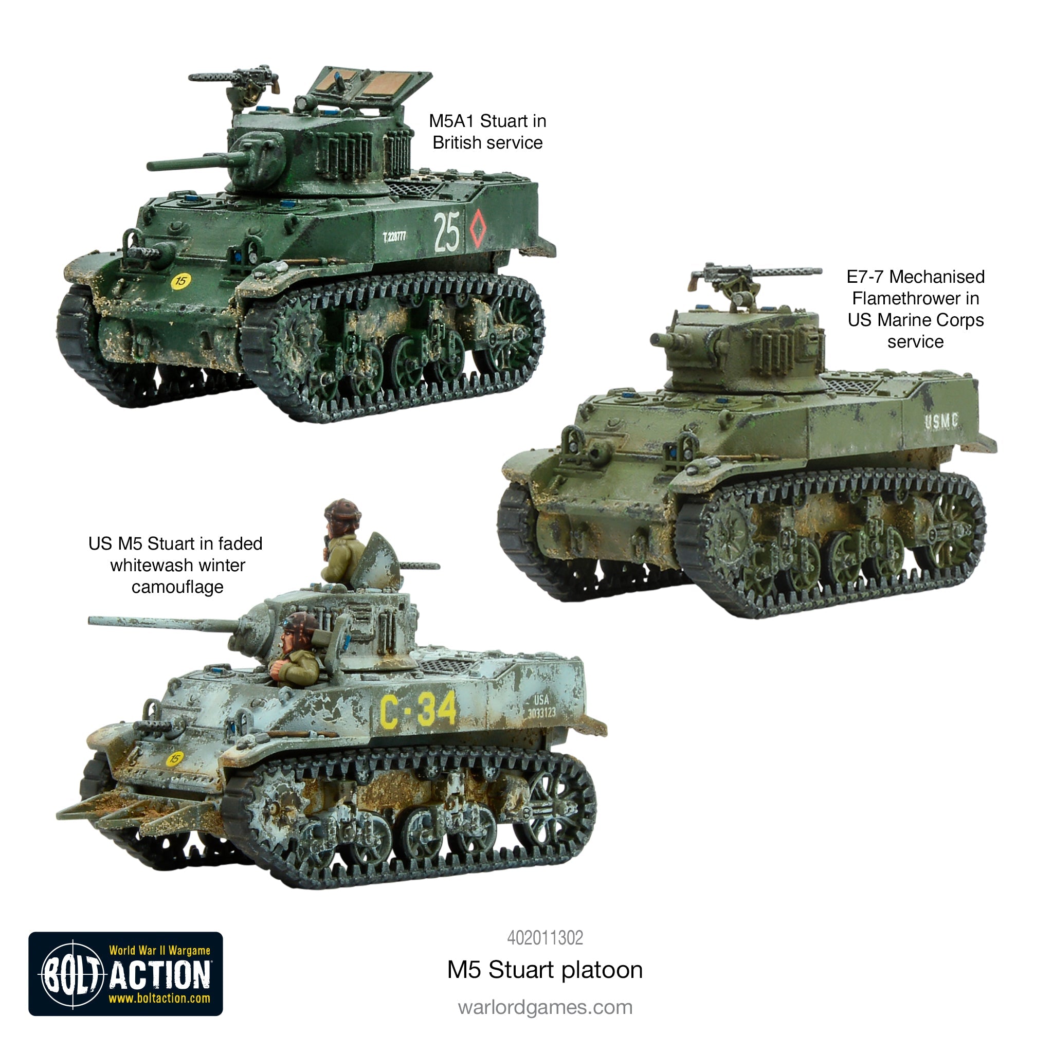 M5 Stuart Platoon