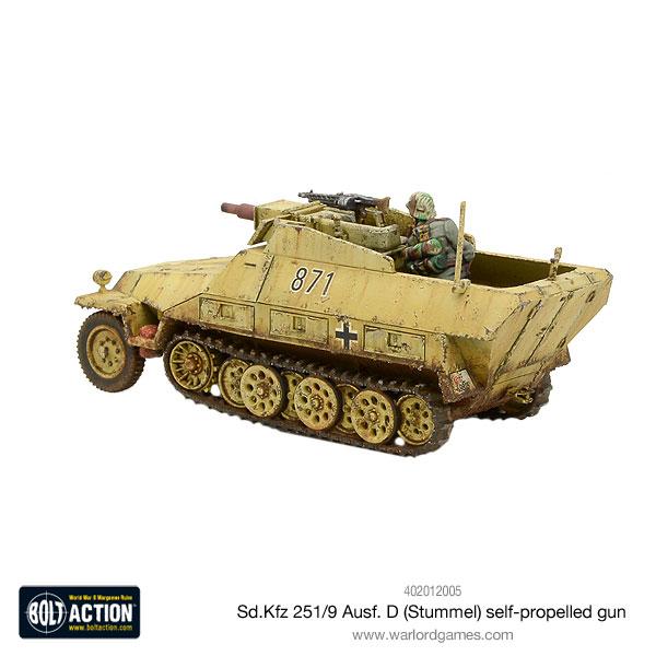 Sd.Kfz 251/9 Ausf D (Stummel) half-track