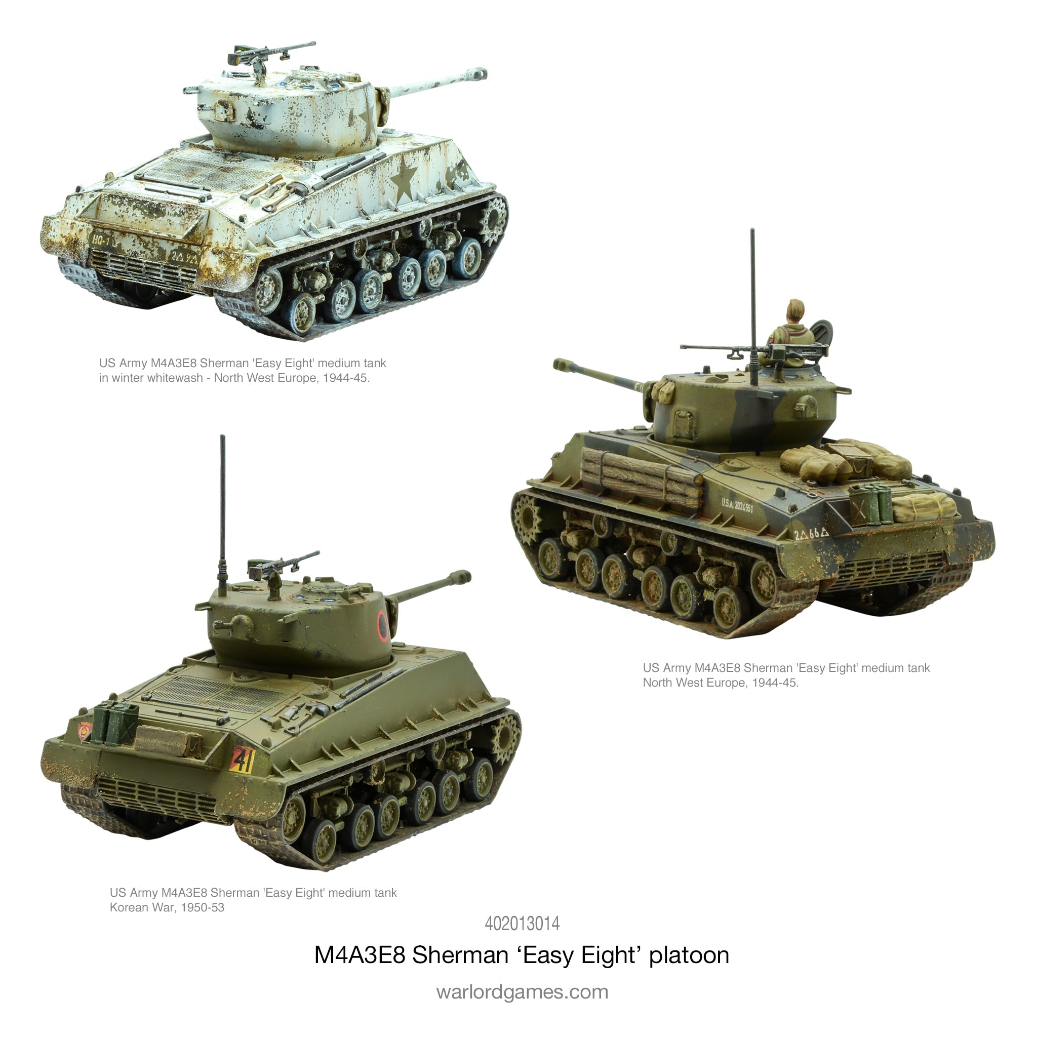 M4A3E8 Sherman Easy Eight platoon