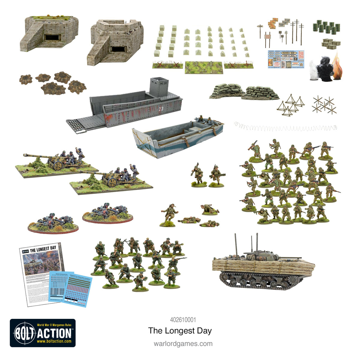 The Longest Day. D-Day battle-set