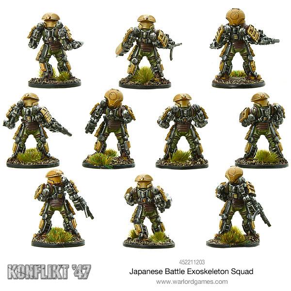 Japanese Battle Exoskeleton Squad