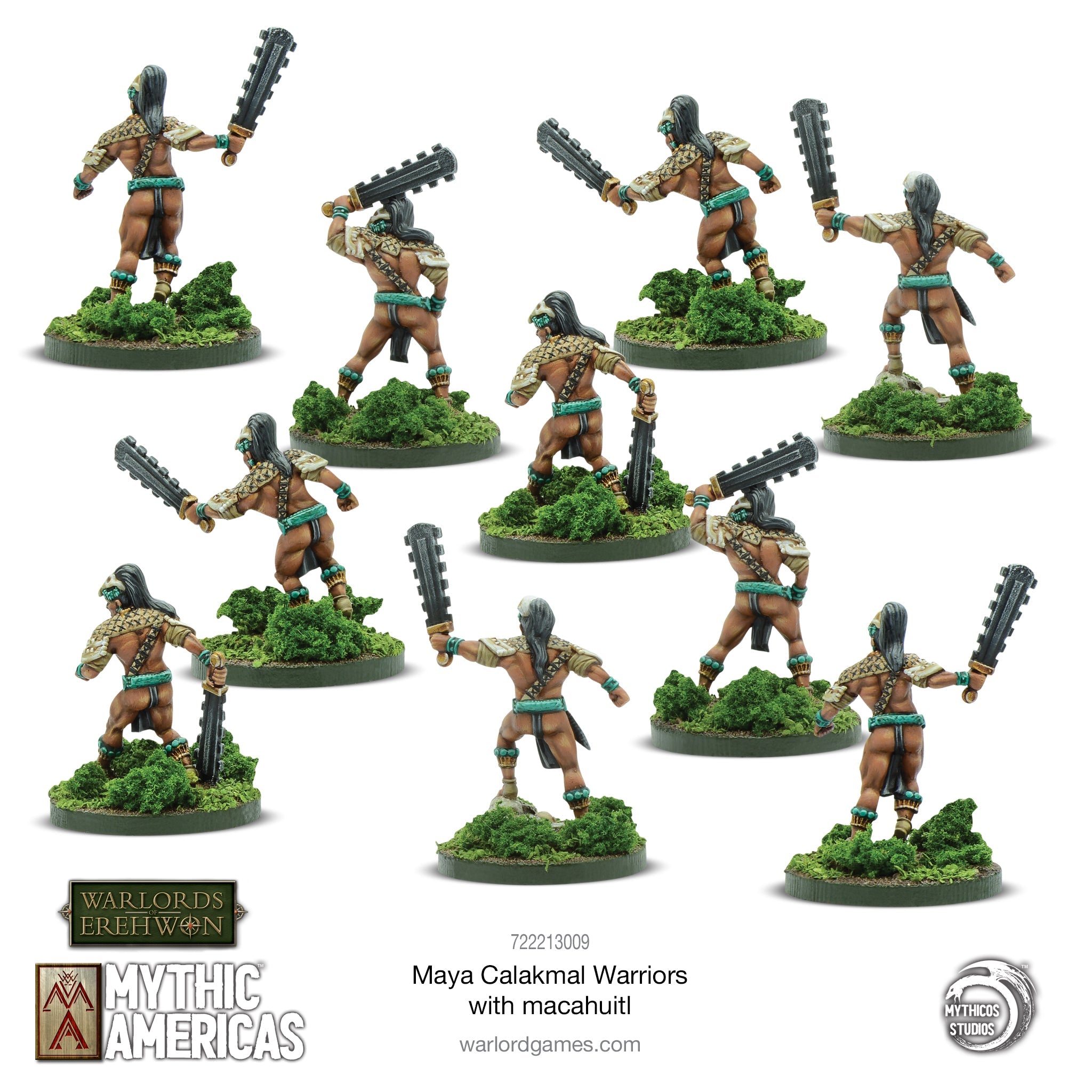 Maya: Calakmal Warriors With Macuahuitl