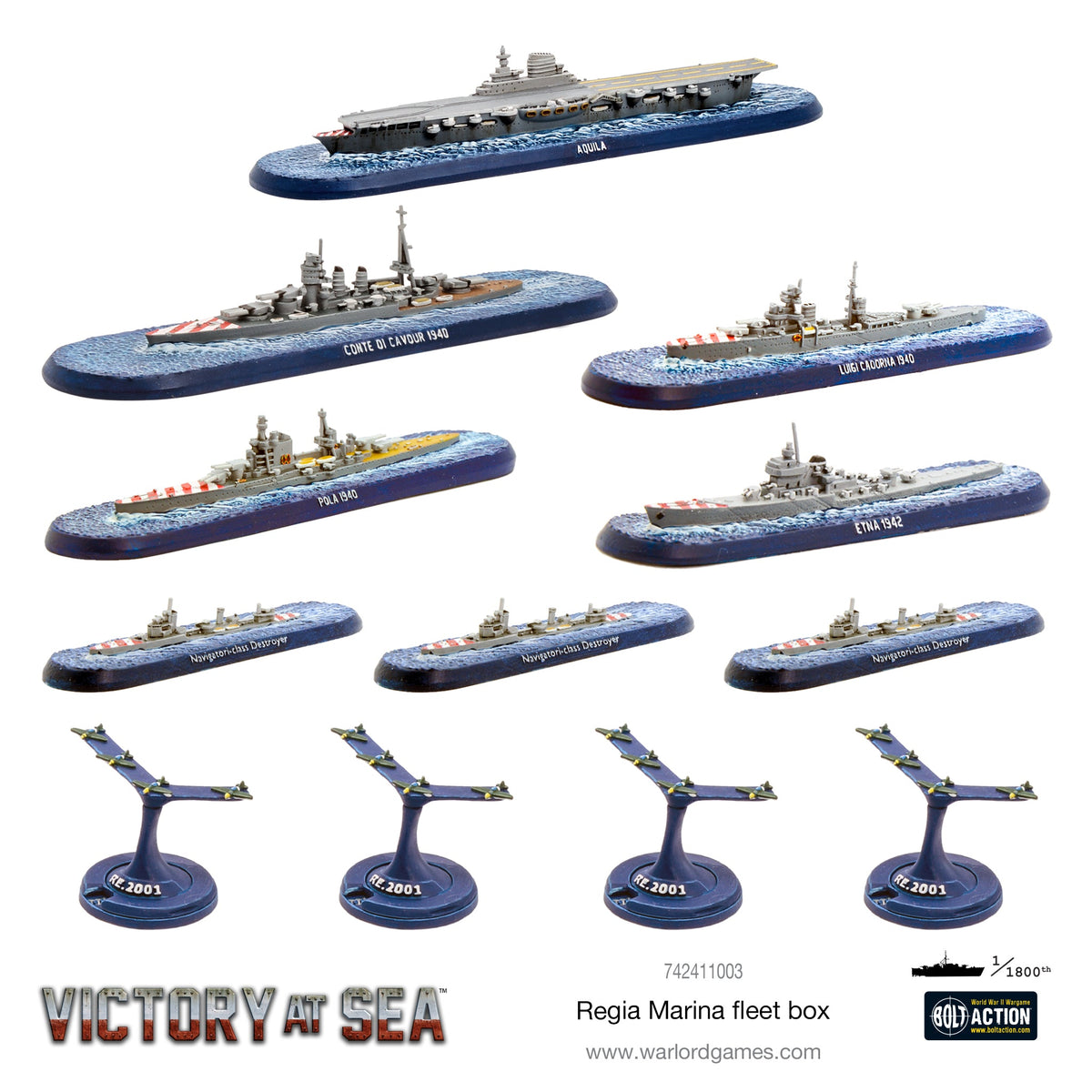 Victory at Sea Regia Marina fleet box