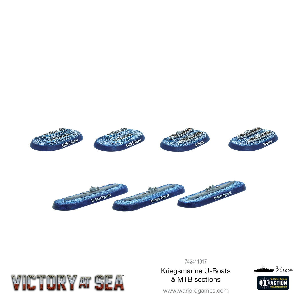 Victory at Sea - Kriegsmarine U-Boats & MTB sections