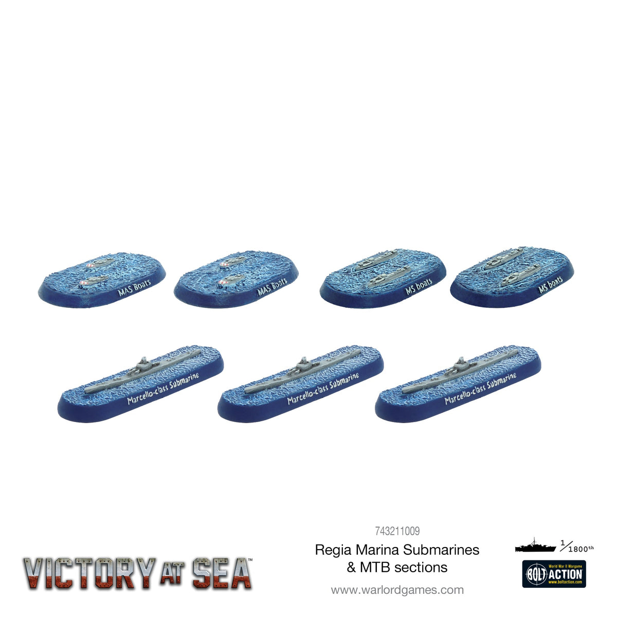 Victory at Sea - Regia Marina Submarines & MTB sections