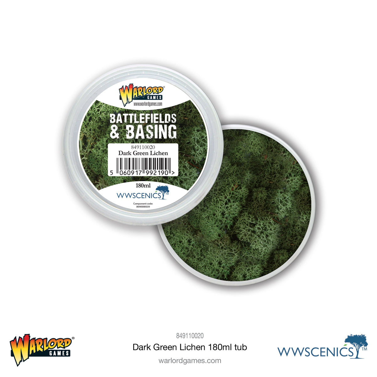 Battlefields & Basing: Dark Green Lichen (180ml)