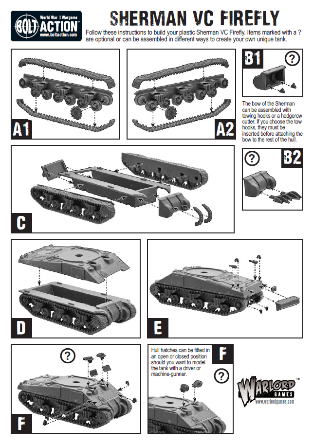 British Sherman V Troop including Vc Firefly