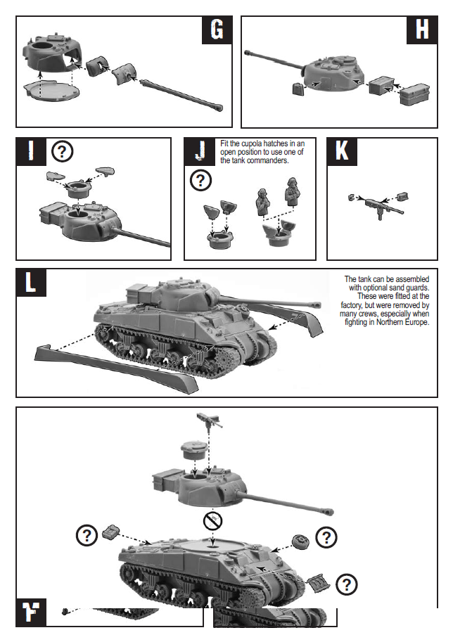 British Sherman V Troop including Vc Firefly