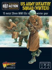 US Army Infantry Squad in Winter Clothing