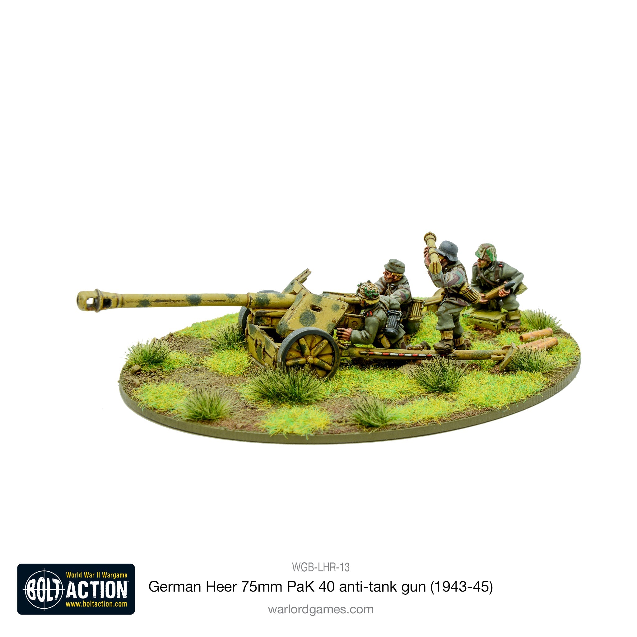 German Heer 75mm PaK 40  anti-tank gun (1943-45)