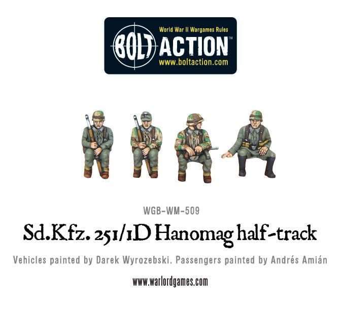 Sd.Kfz 251/1 ausf D halftrack plastic box set