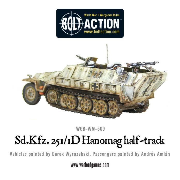 Sd.Kfz 251/1 ausf D halftrack plastic box set