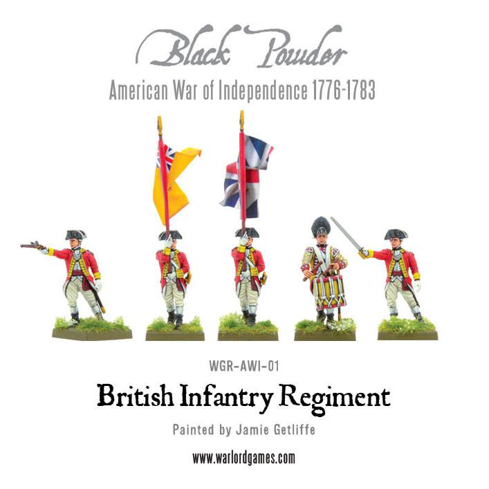 American War of Independence: British Infantry Regiment