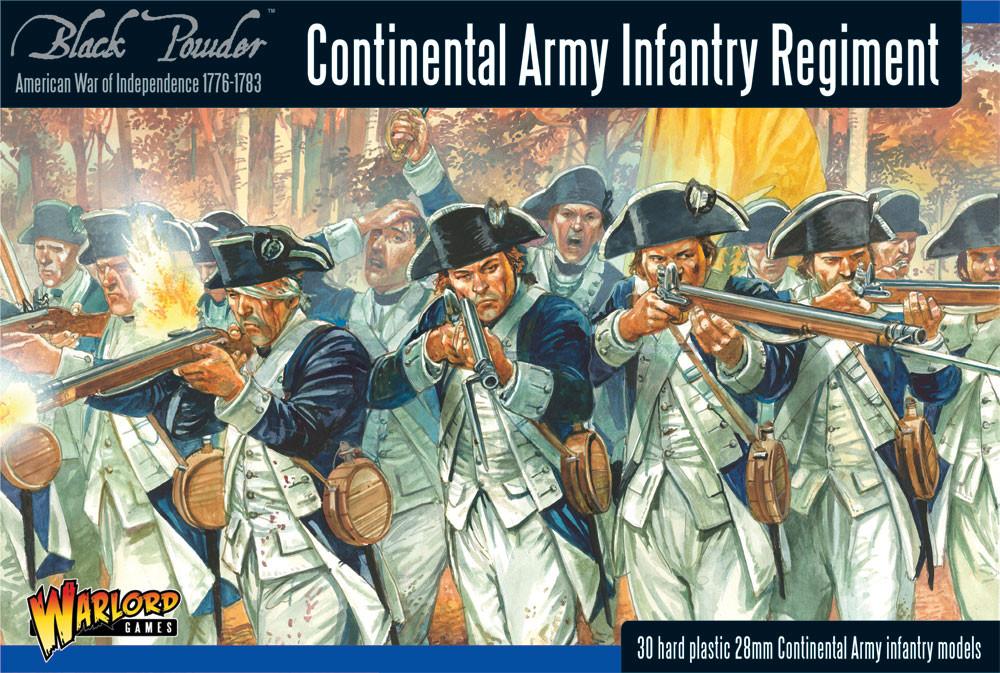 Continental Infantry Regiment (Plastic Box)