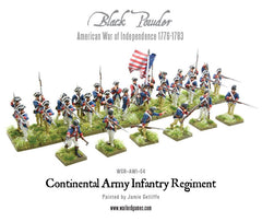 Continental Infantry Regiment (Plastic Box)