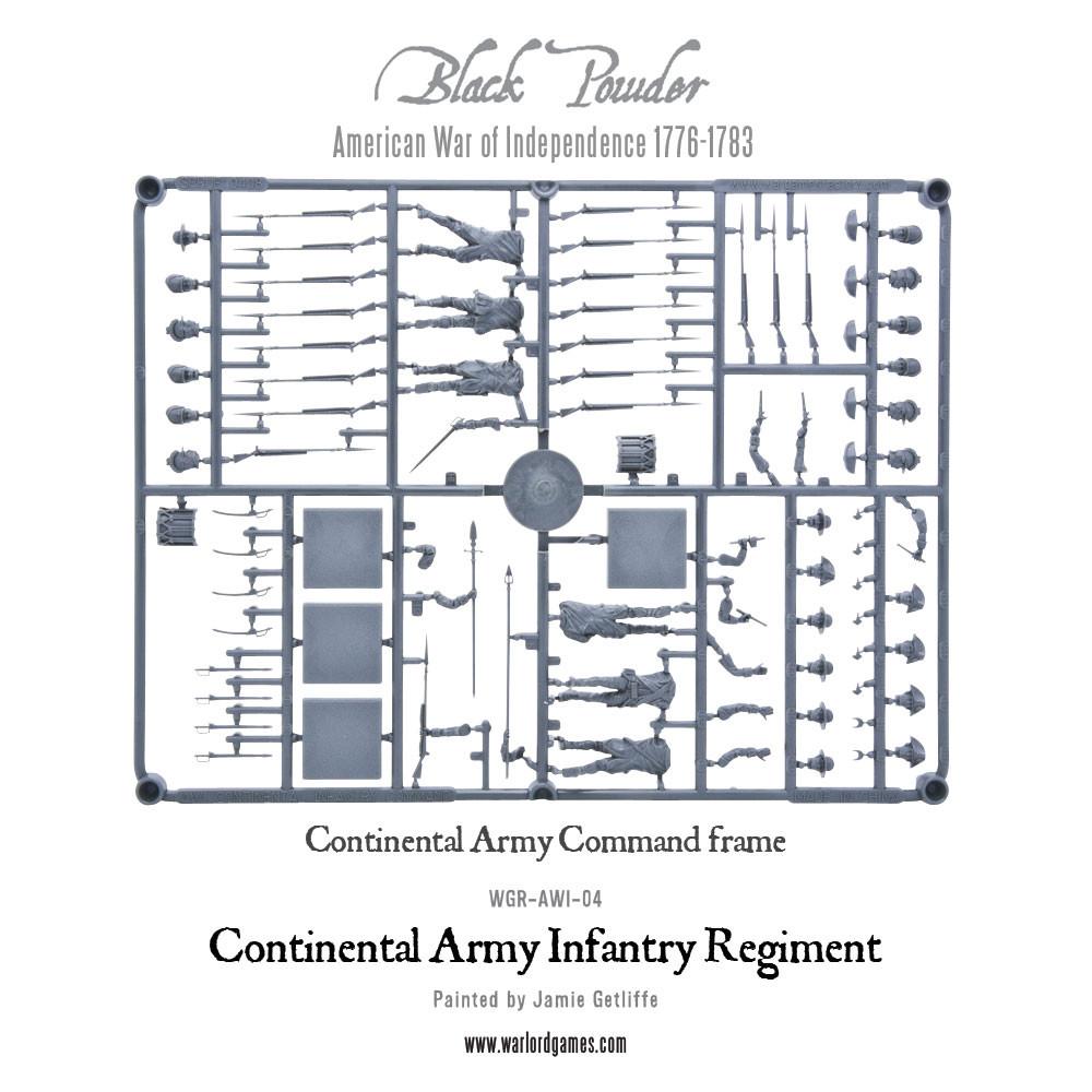 Continental Infantry Regiment (Plastic Box)