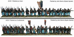 American Civil War: Infantry (1861-1865) plastic boxed set