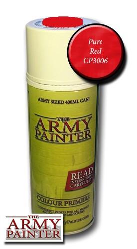 Pure Red colour primer spray