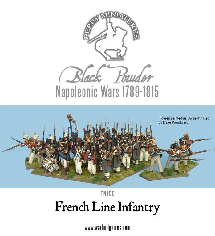 Napoleonic Wars: French Line Infantry plastic (1812-1815) plastic boxed set