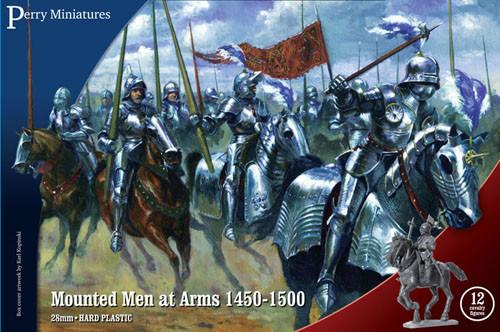 Wars of the Roses:  Mounted Men-at-Arms (1450-1500) plastic boxed set