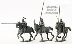 Wars of the Roses:  Mounted Men-at-Arms (1450-1500) plastic boxed set