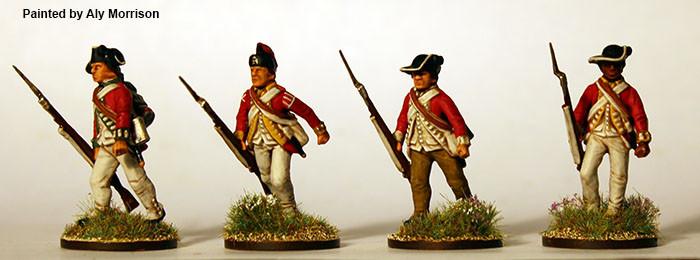 American War of Independence British Infantry 1775-1783