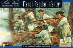 French Indian War 1754-1763: French Regular Infantry boxed set