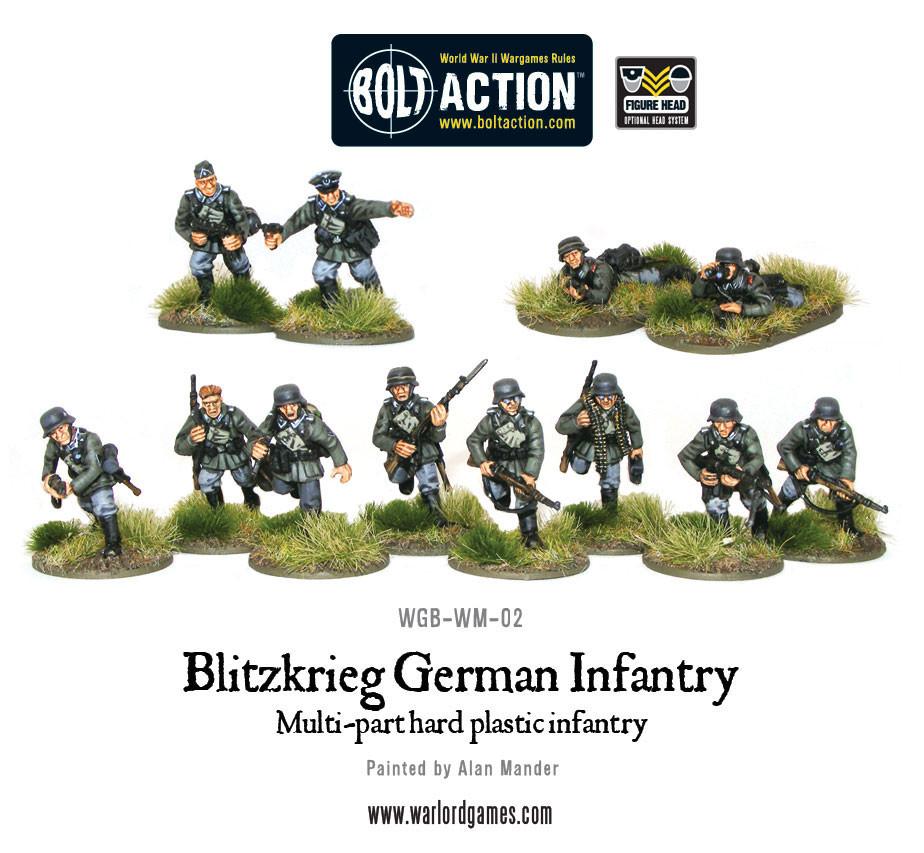 Blitzkrieg German Infantry plastic boxed set